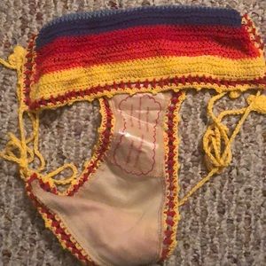 Jaded London Swim - Rainbow Knit String Bikini Jaded London Swim - Rainbow Knit String Bikini